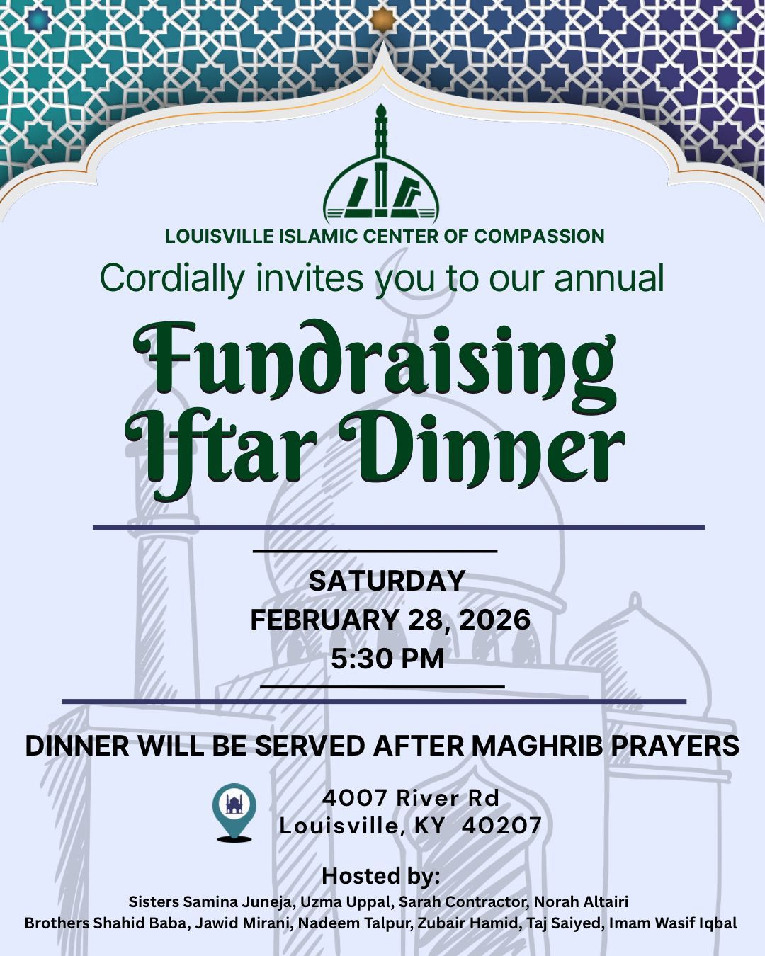 Fundraising Iftar Dinner
